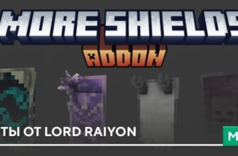 Мод: Щиты от Lord Raiyon на Minecraft PE