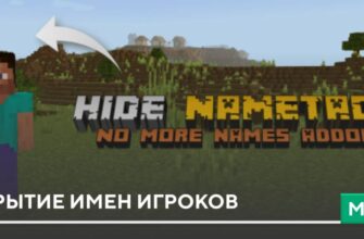 Мод: Скрытие имен игроков на Minecraft PE